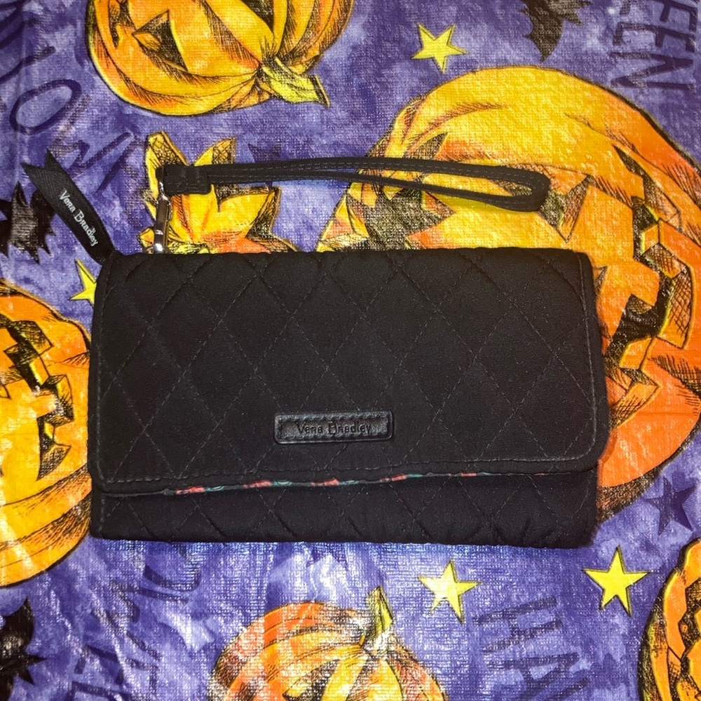 Black Vera Bradley wristlet/wallet